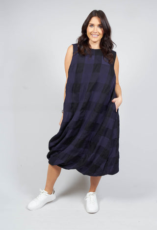 Dalma Dress in Navy