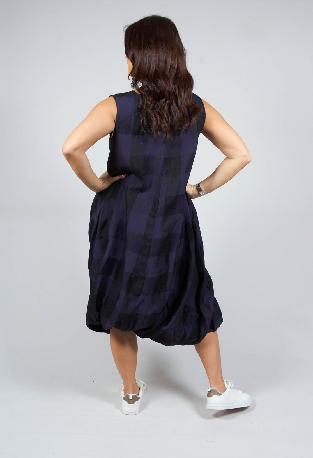 Dalma Dress in Navy