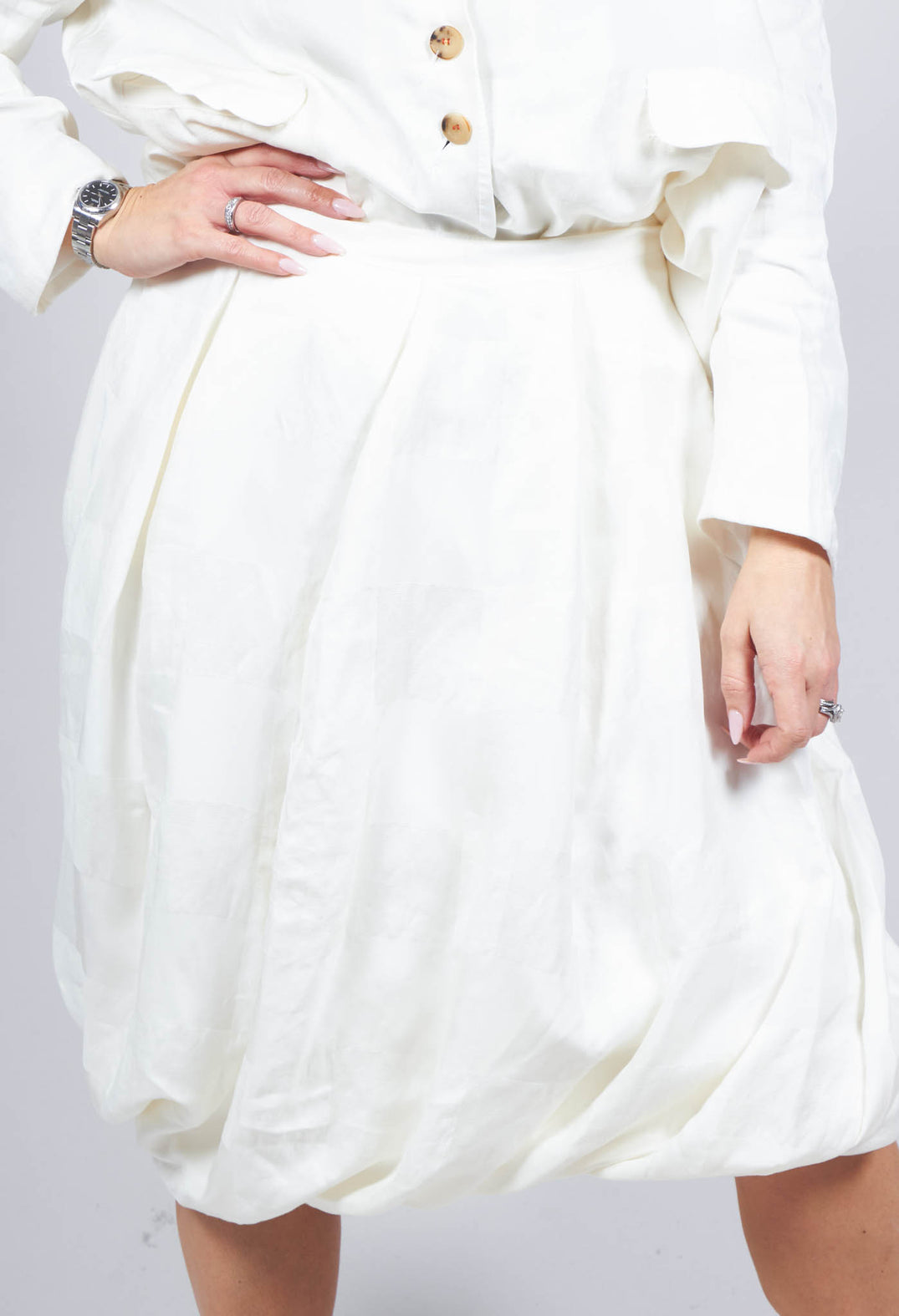 Jackie Skirt in White