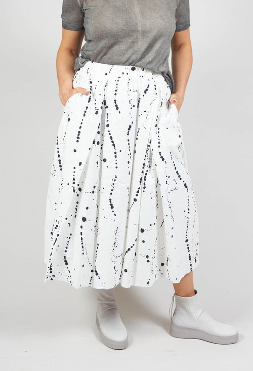 Jenna Skirt in Inkstains Black