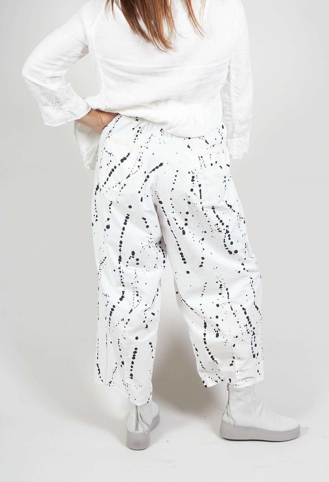 Prudentia Trousers in Inkstains Black