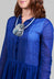 Handmade Fabric Necklace with Bag Graphic