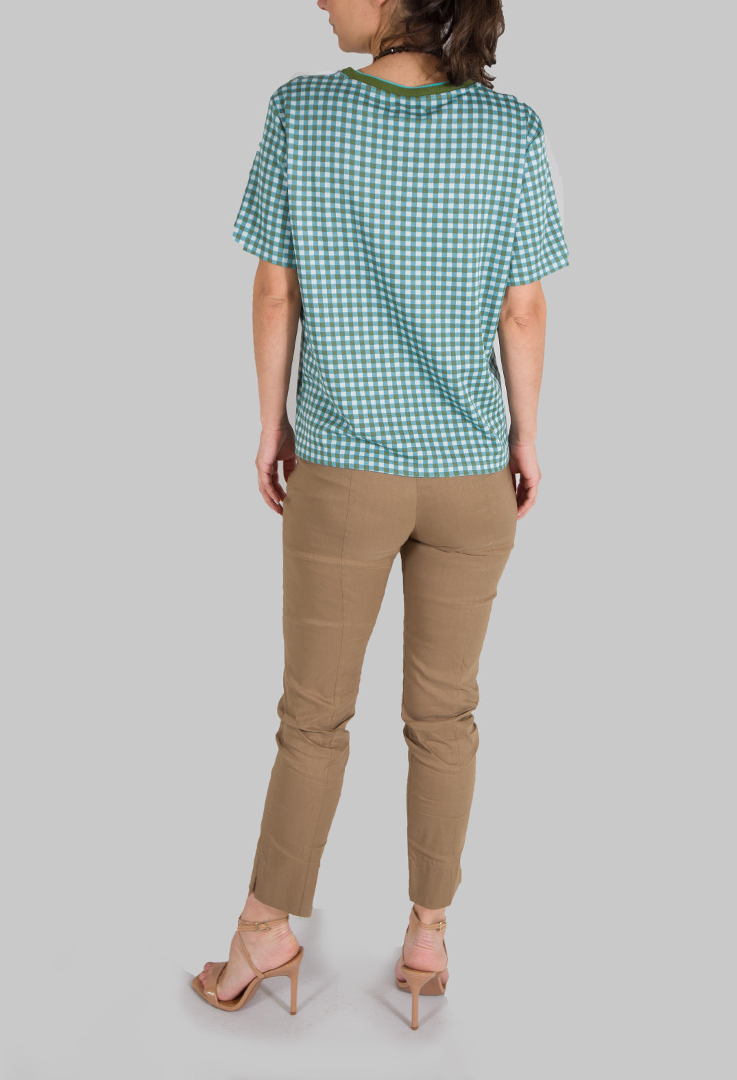 Stretch Ankle Grazor Trousers in Efesto Bronzo