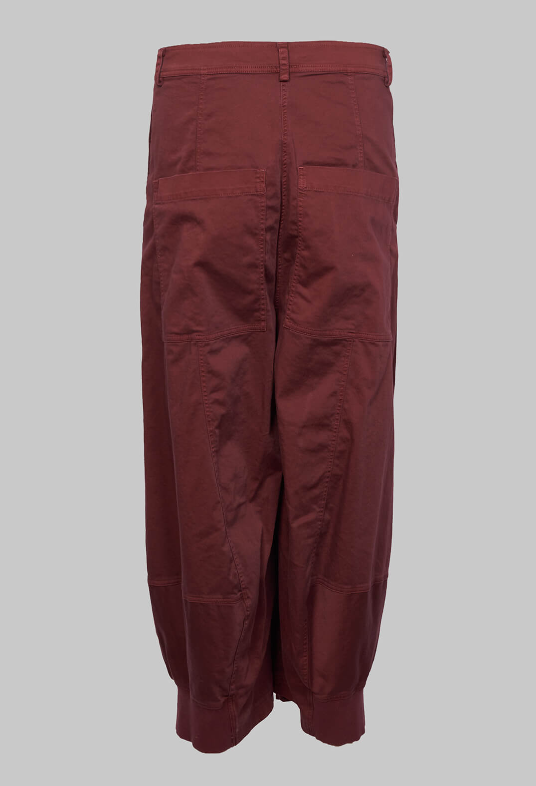 Balloon Shaped Trousers in Wine