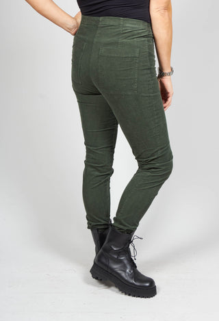 Skinny Fit Trousers in Teal
