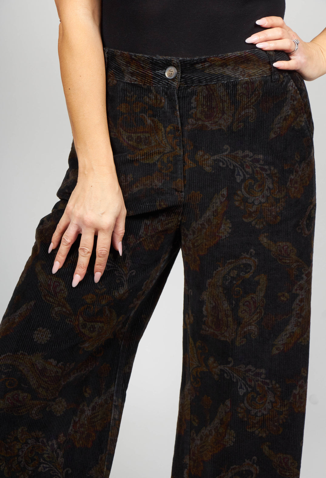 Paisley Wide Leg Pants