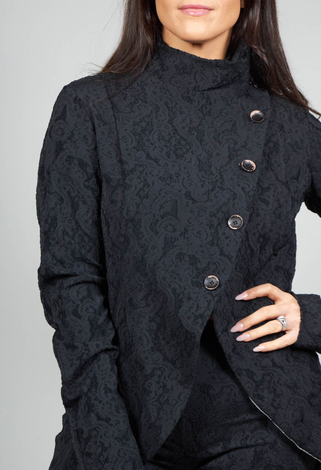 Fla Coat in Black