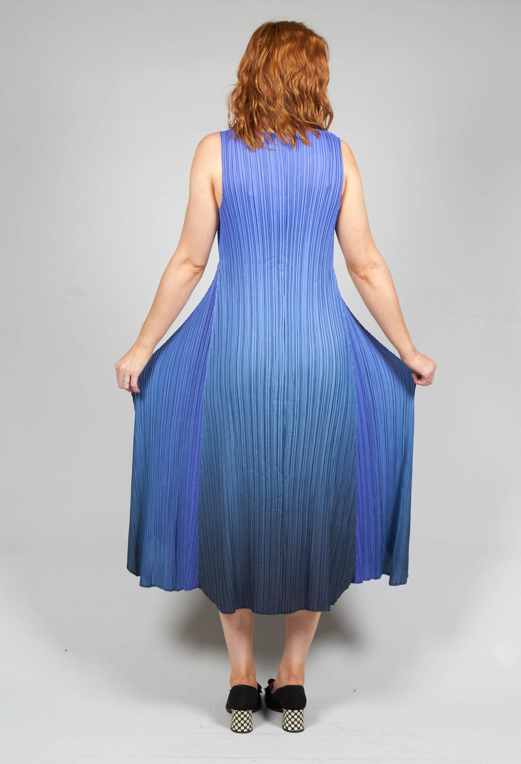 Long Estrella Dress in Royal Ombre