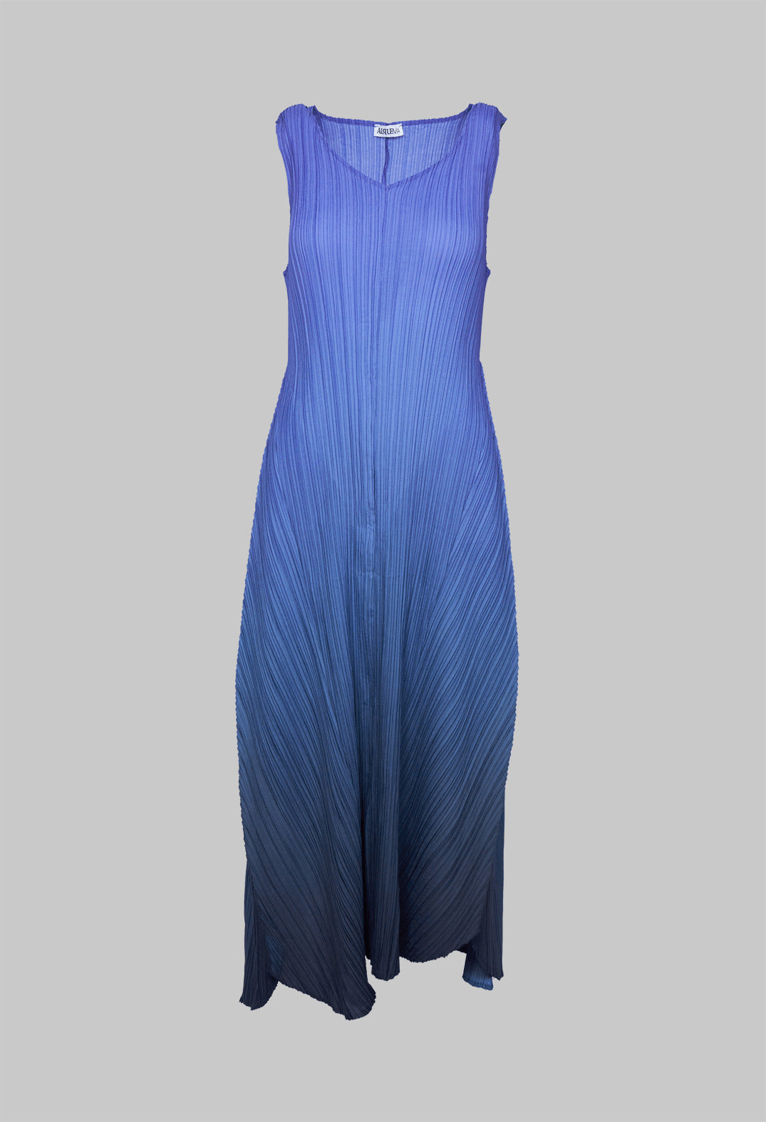Long Estrella Dress in Royal Ombre