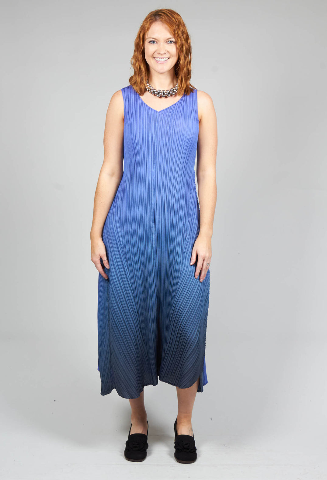 Long Estrella Dress in Royal Ombre