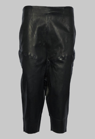 Drop Crotch Leather Trousers