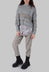 Hand Knitted Pullover in Grey Tabaco