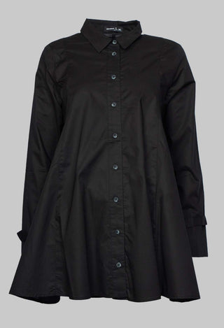 A Line Shirt in Black