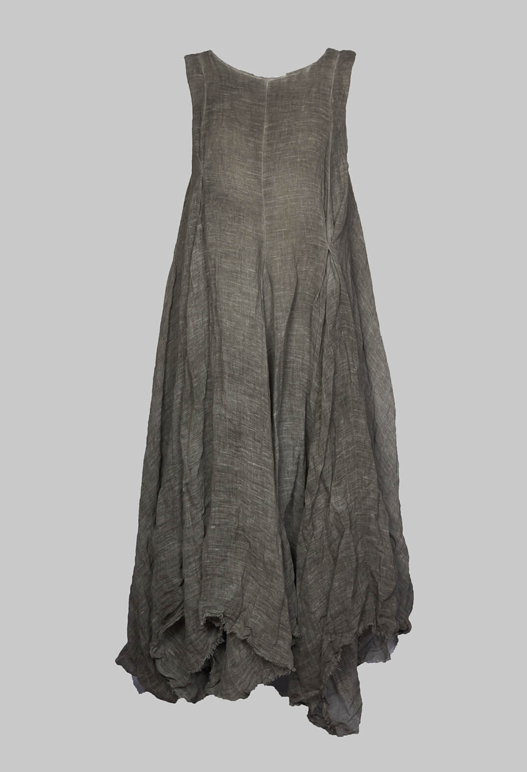 Air A Line Dress in Grey Green