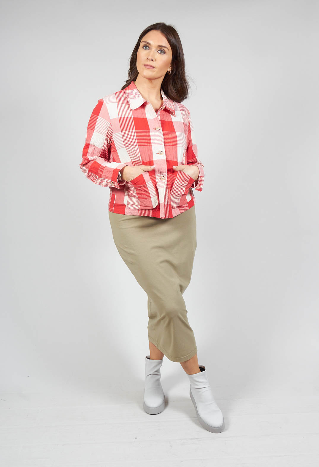 Andy Q Jacket in Fuoco