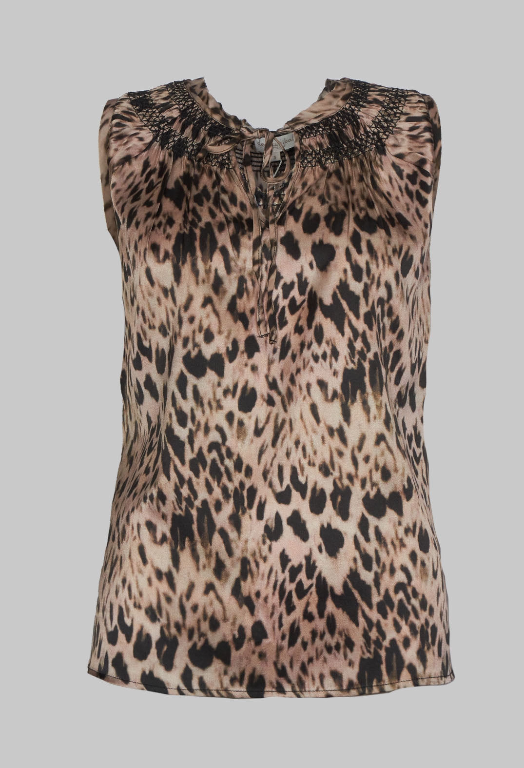 Animal Print Sleeveless Top