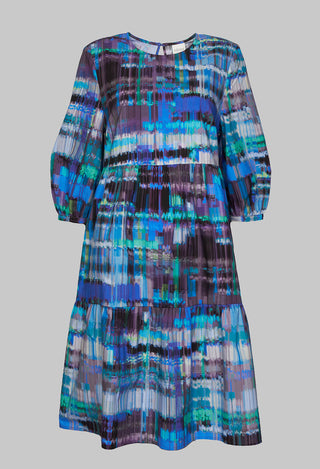 Annina Dress in Blue Print