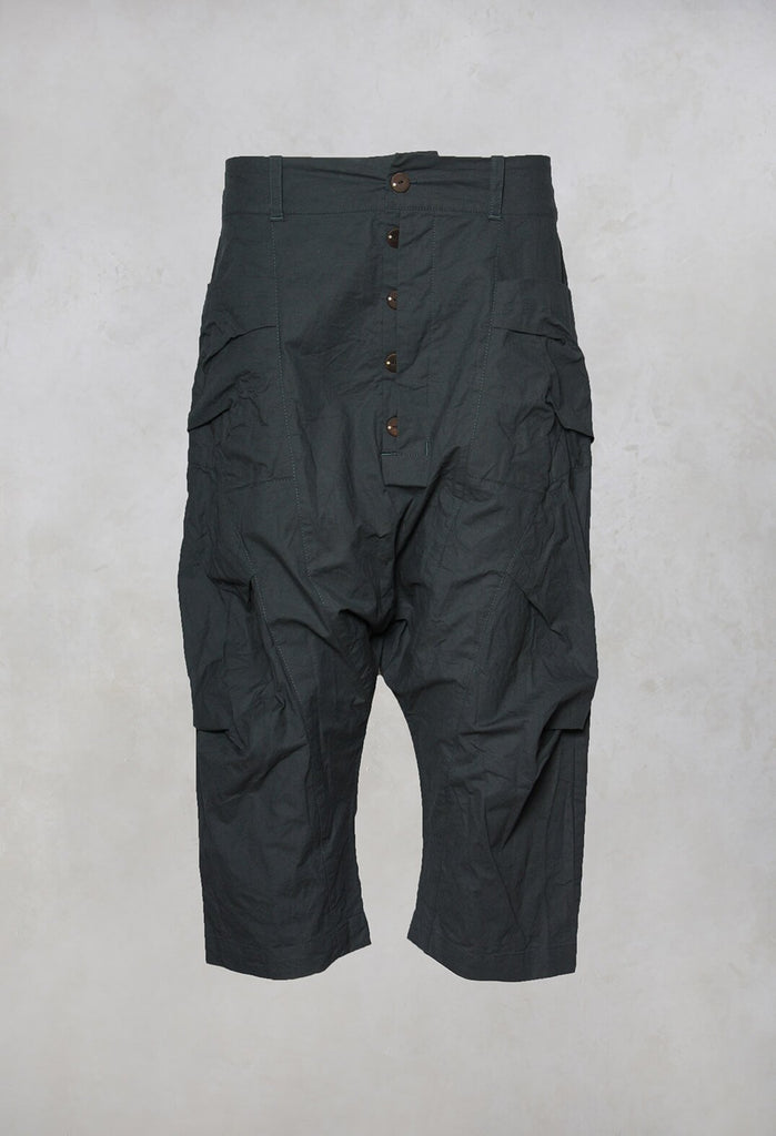 Autonome Cropped Trousers in Ardoise