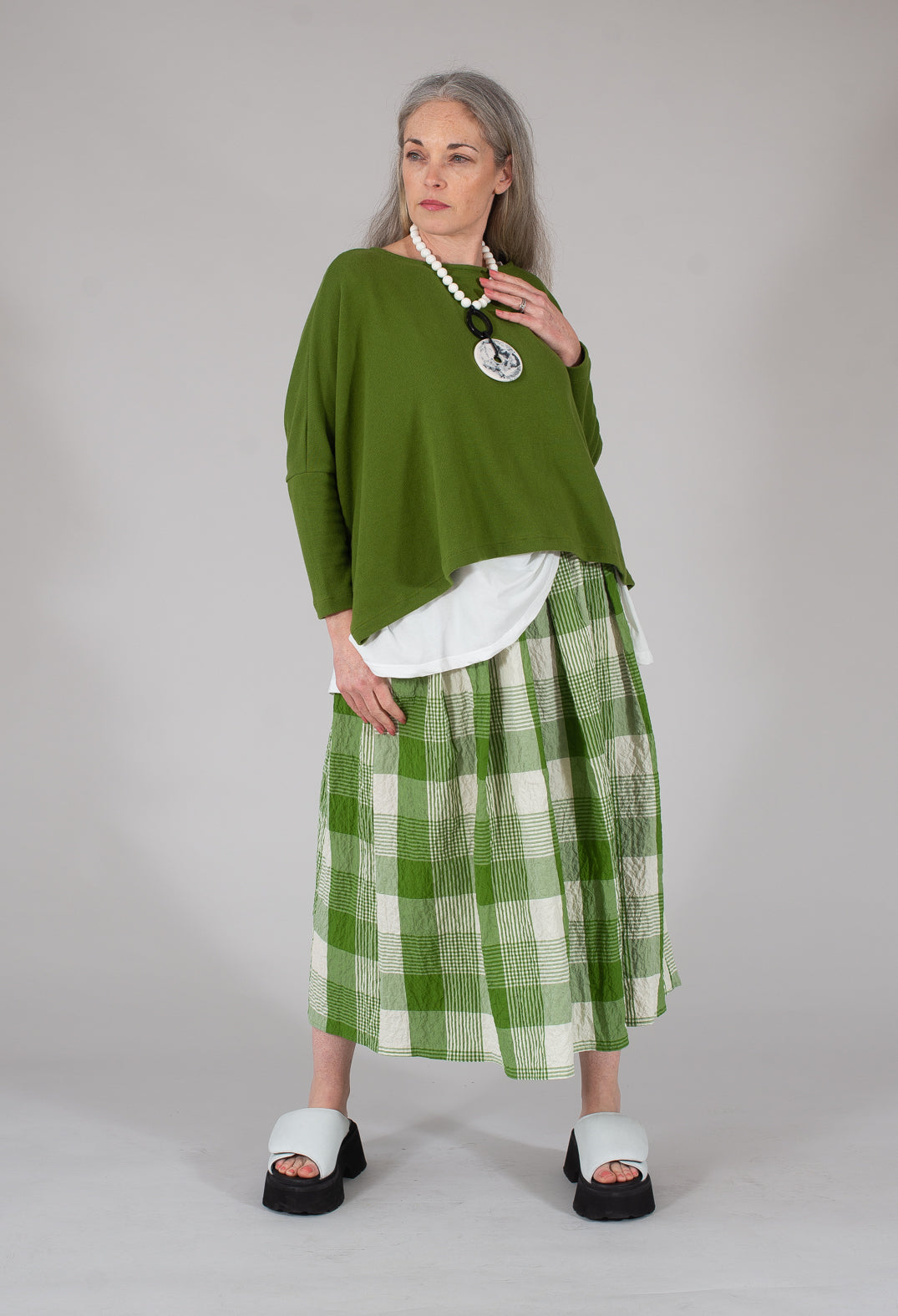 Panarea Q Skirt in Avocado