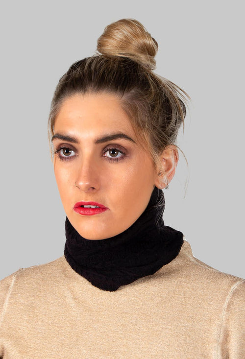Aztec Hairband in Black