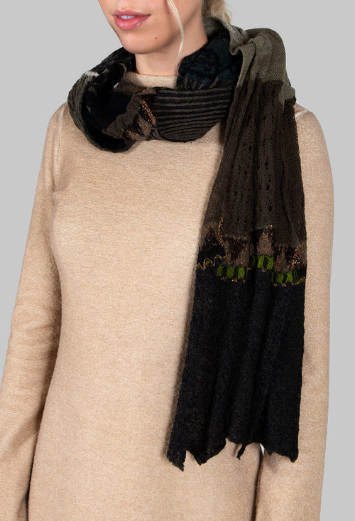 Aztec Showl in Khaki