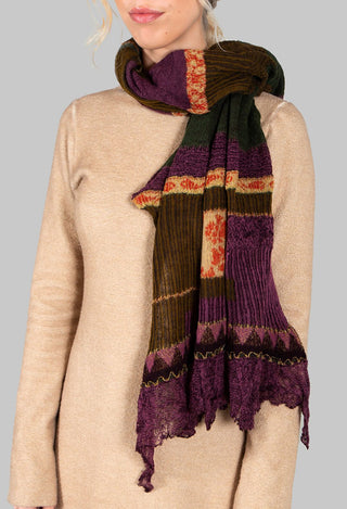 Aztec Showl in Purple