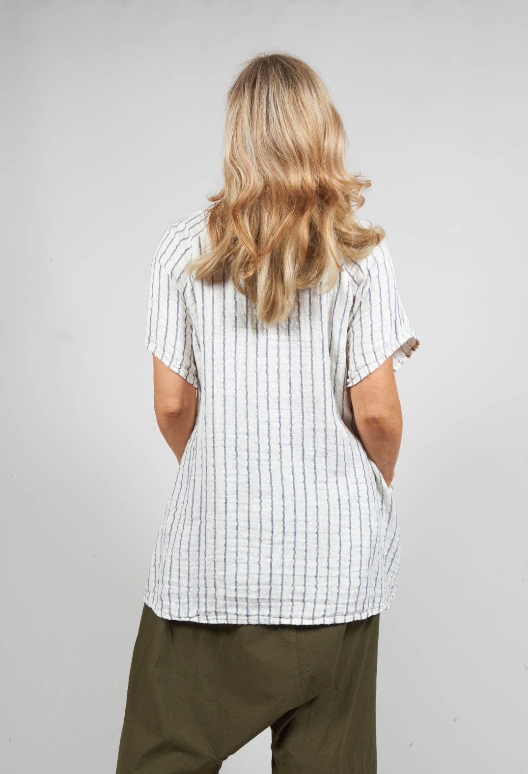 Beizseide Shirt in Schnee White