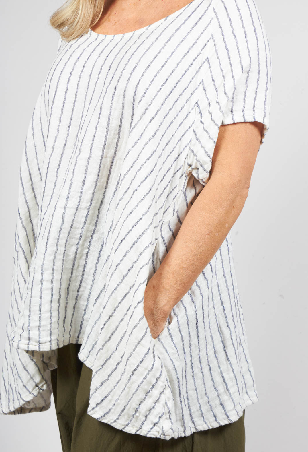 Beizseide Shirt in Schnee White