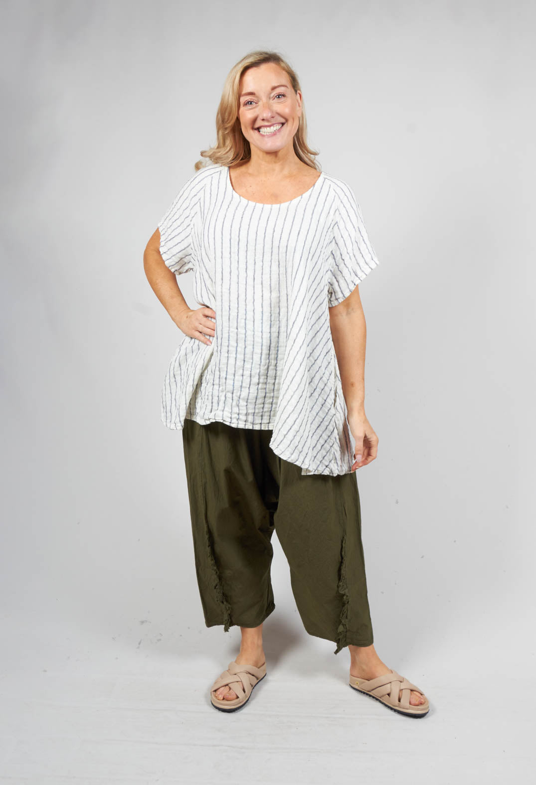 Beizseide Shirt in Schnee White