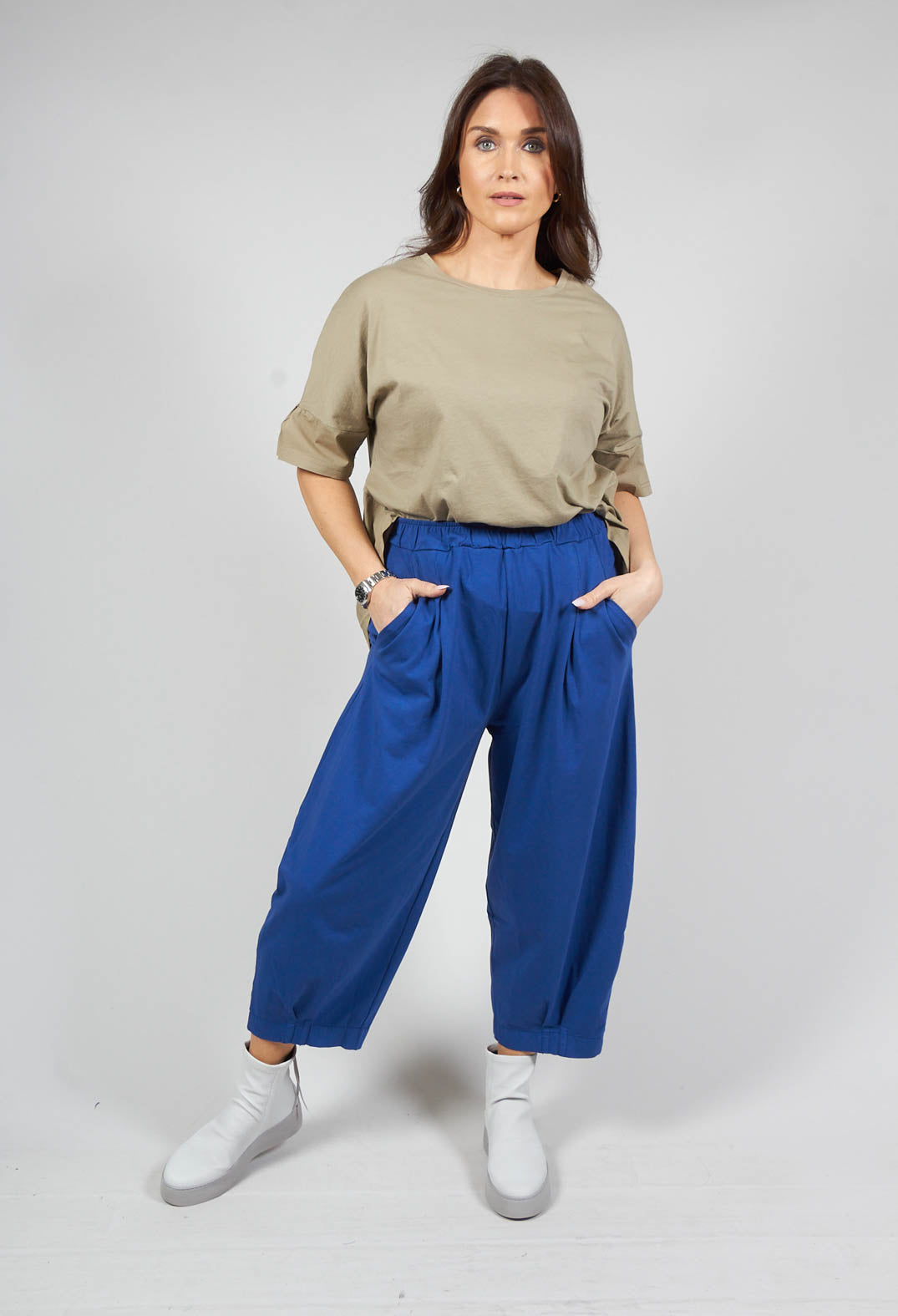 Bianco H Trousers in Officina