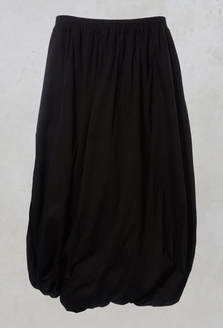 Bubble Skirt in Caviar