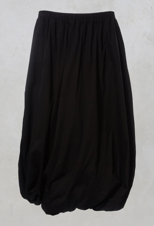 Bubble Skirt in Caviar