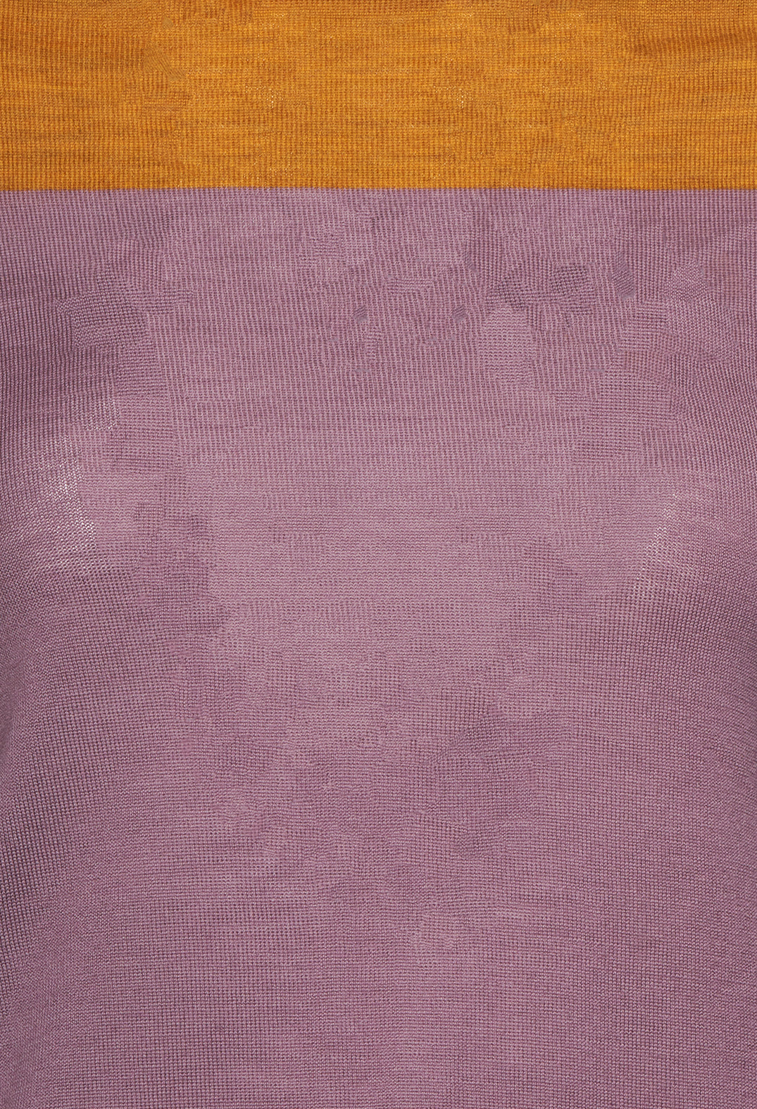 Sheer Wool Turtle Neck Knitwear in Amethyst