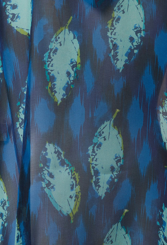 Cape Ikat Leaves Tunic in Multicolour