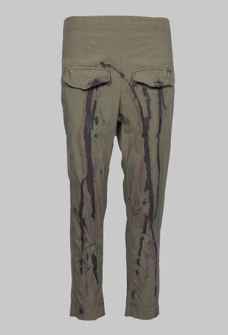 Cargo Trousers with Front Pockets in Umbra Paint