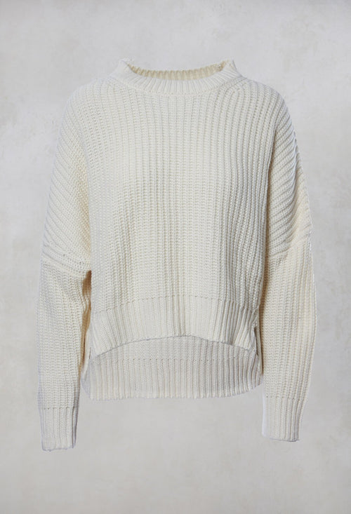 Chunky Knit Jumper in Sabbia
