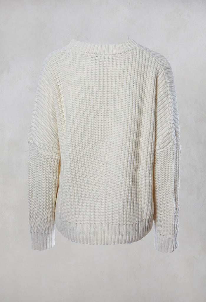 Chunky Knit Jumper in Sabbia
