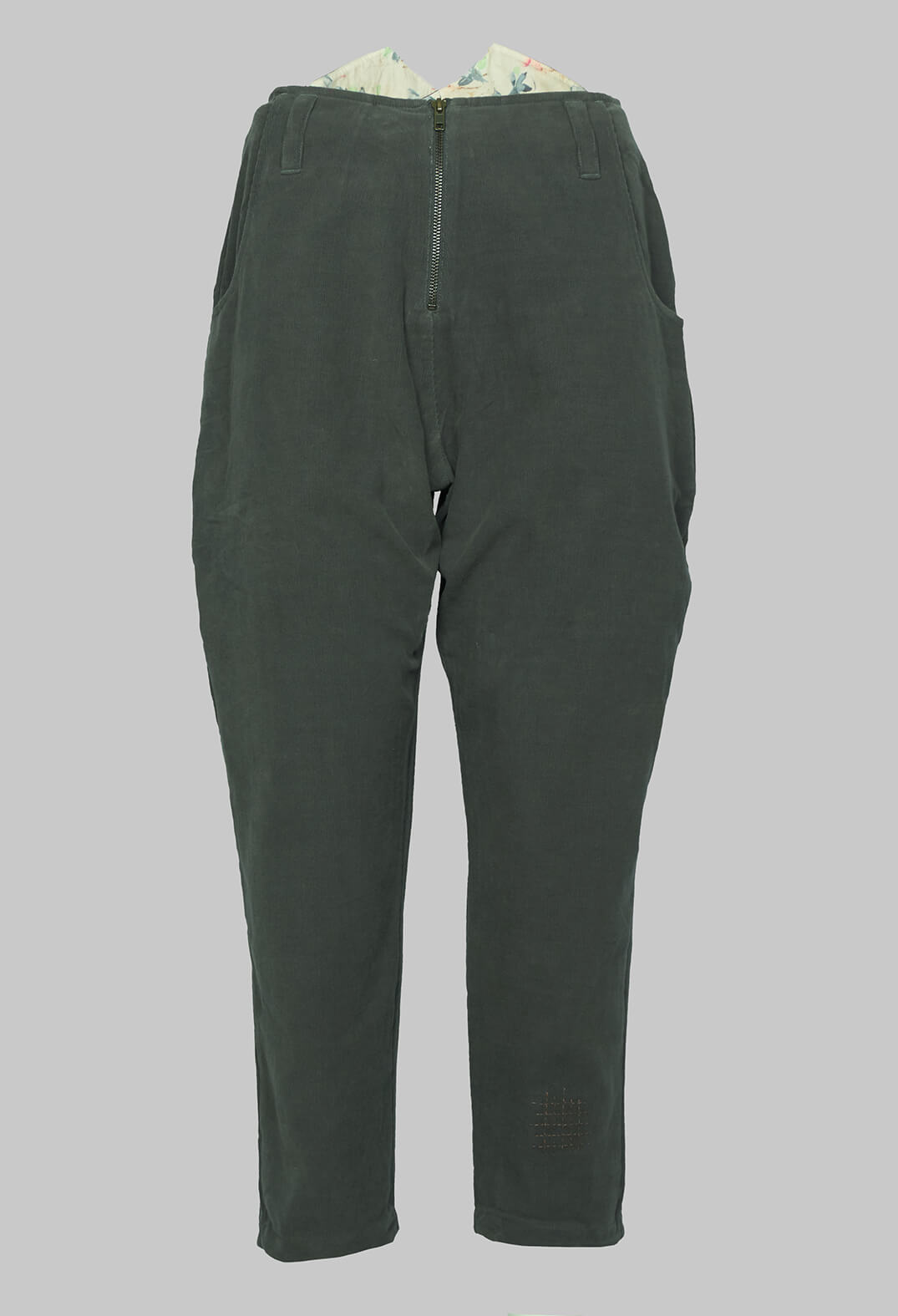 Cord Colly Trousers in Grey
