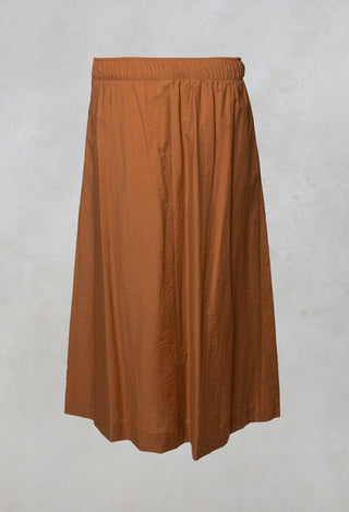 Cotton Shan Skirt in Biscotto