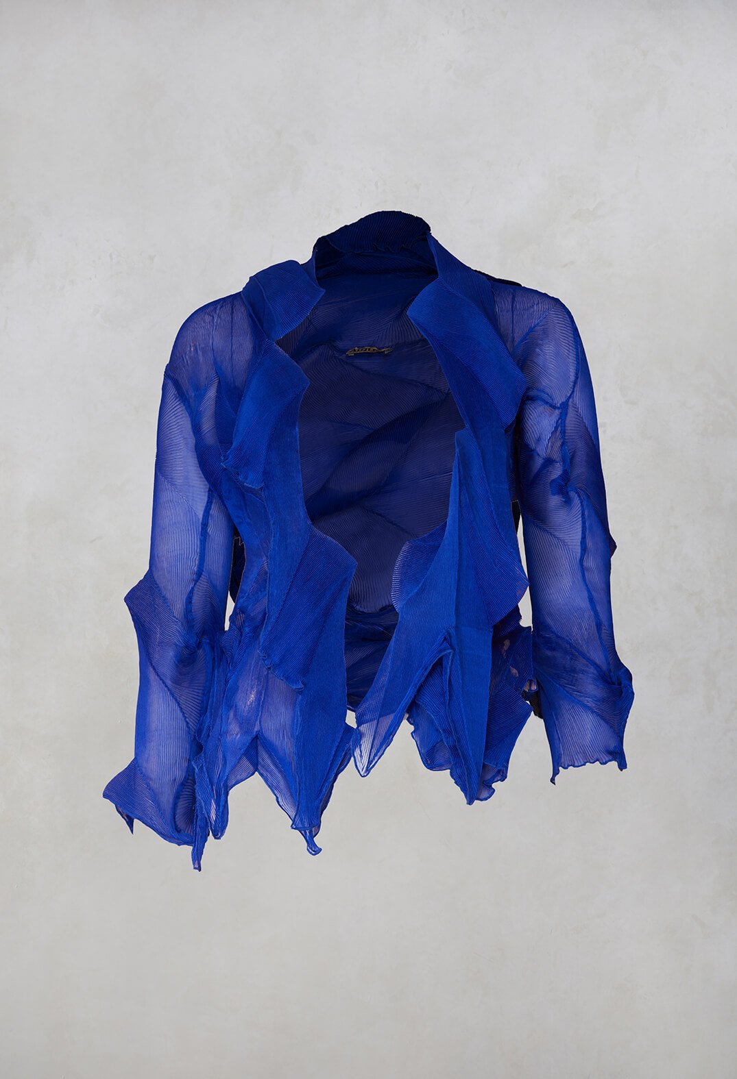 Cropped Jacqui Jacket in Royal