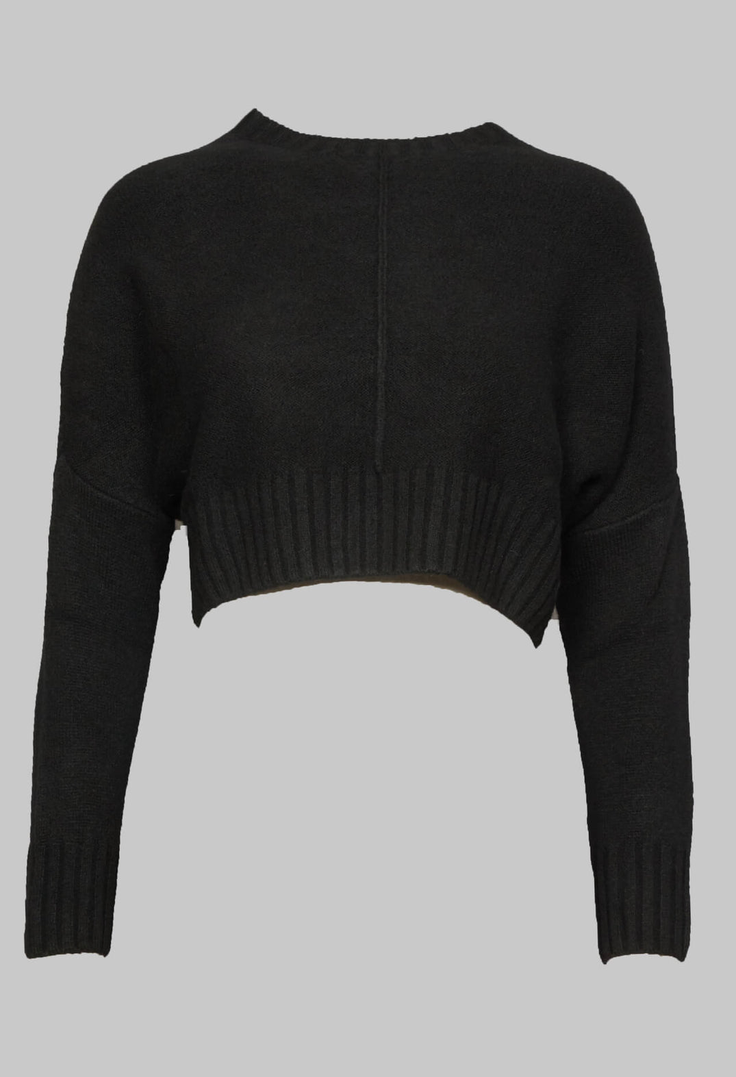 Cropped Jumper in Black