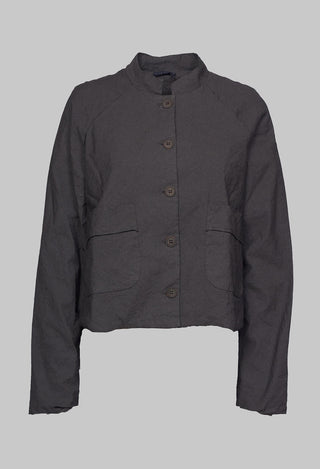 Cropped Long Sleeved Jacket in Faggio