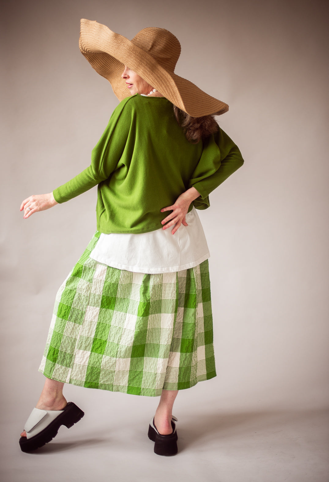 Panarea Q Skirt in Avocado