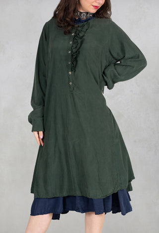 Silk Midi Dress in Springen