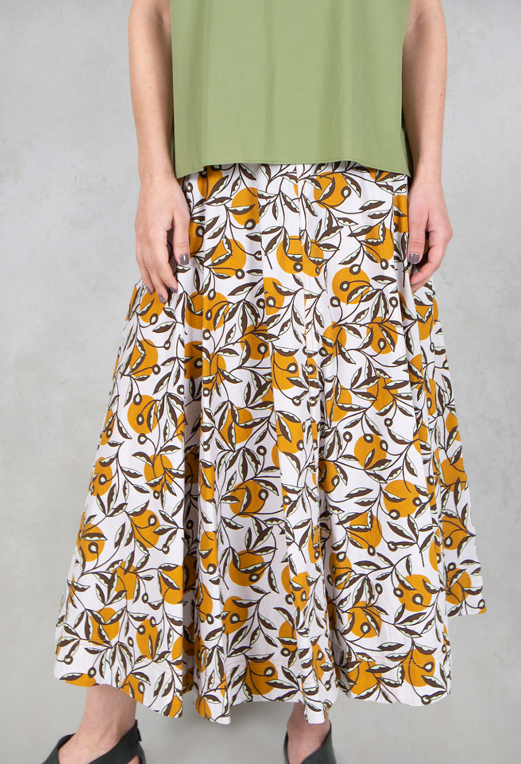 Midi Skirt in Naturale/Orca