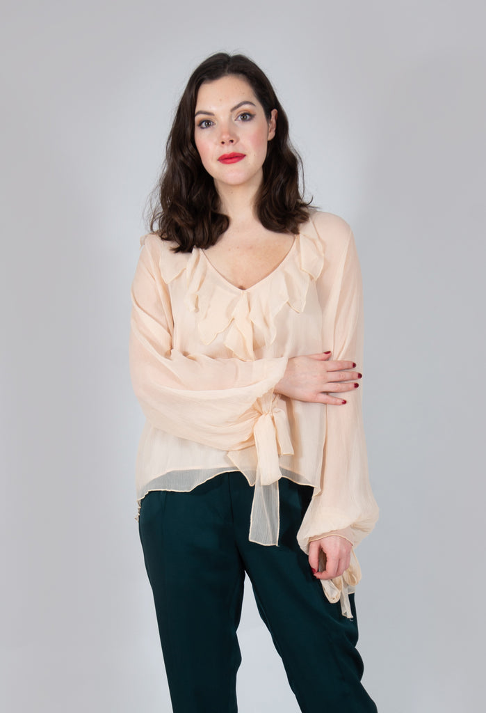 Blusa Swing Blouse in Nude