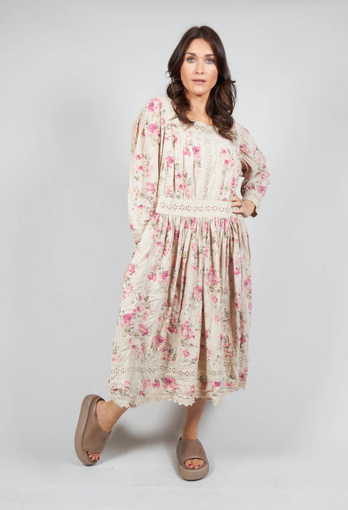 Donby Dress in Cupid Rose