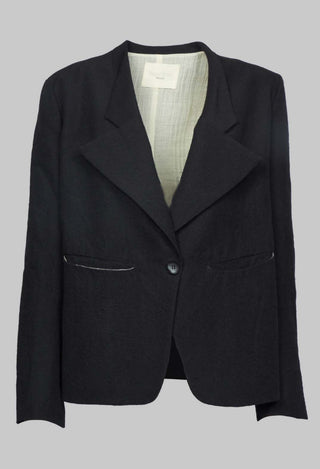 Double Lapel Blazer in Black