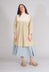 Cotton Tunic Dress in Khaki with Detachable Bib