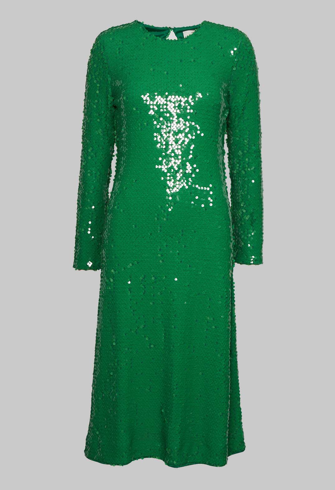 pretty green sequin dress